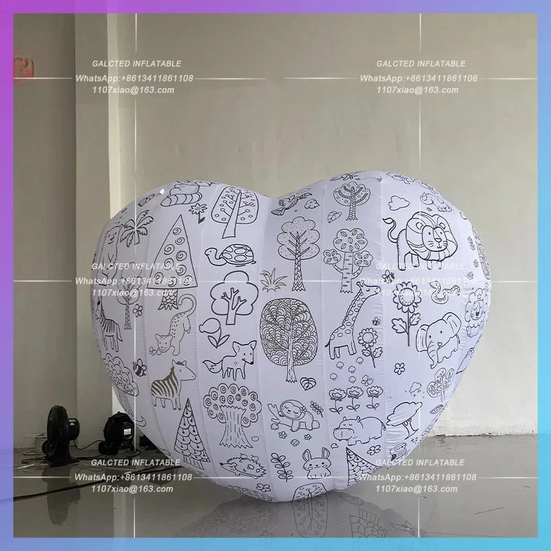 proposal confession wedding romantic Inflatable Graffiti DIY LOVE model atmosphere coloring interactive lighting props