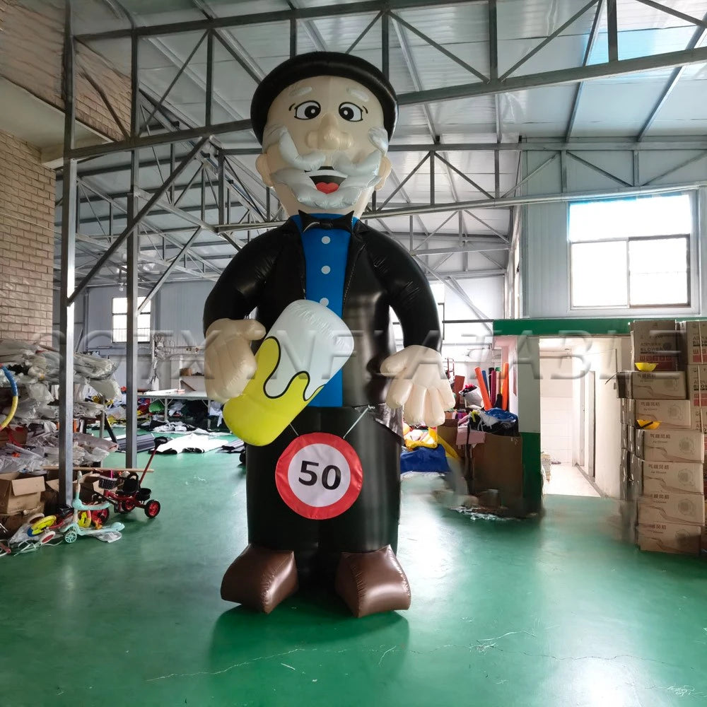 With Blower For Sa Advertising Inflatable Abraham And Sarah 4m Holland Doll Inflatable Netherlands Cartoon