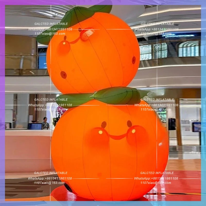 duodayo persimmon good IP fall fruit Inflatable cartoon Persimmon Model harvest atmosphere mall bar stage layout