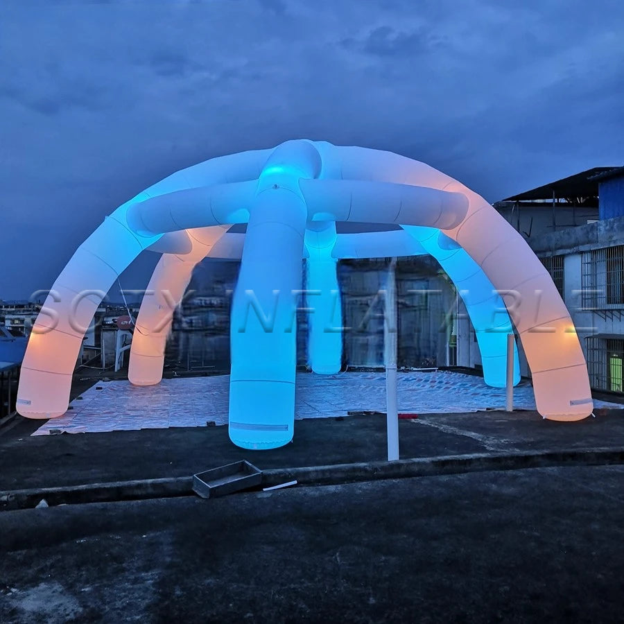 Wedding Decorations 10 m Diameter Dome Inflatable Led Tent For Party,Event and