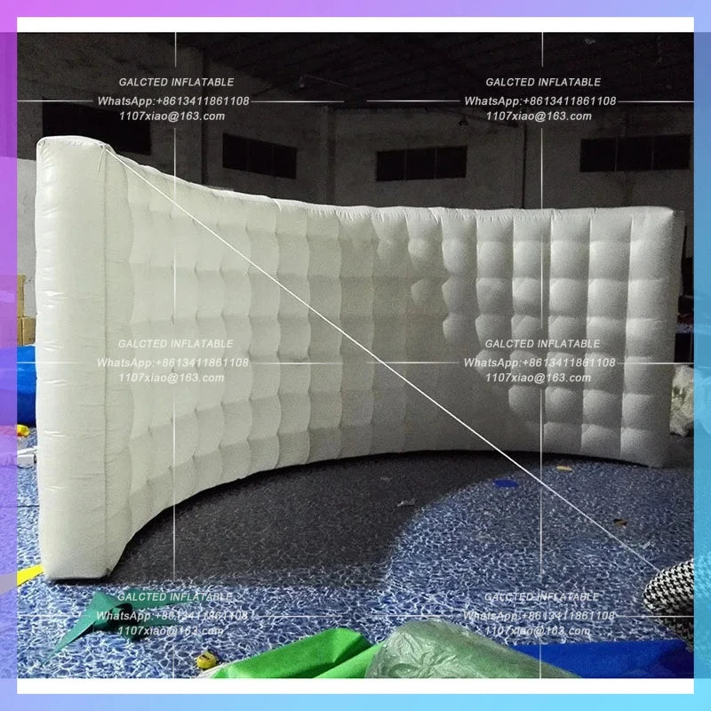 Inflatable Tent for Outdoor Decoration Free Shipping LED Lighting Inflatable Wallwith Free Blower Toys