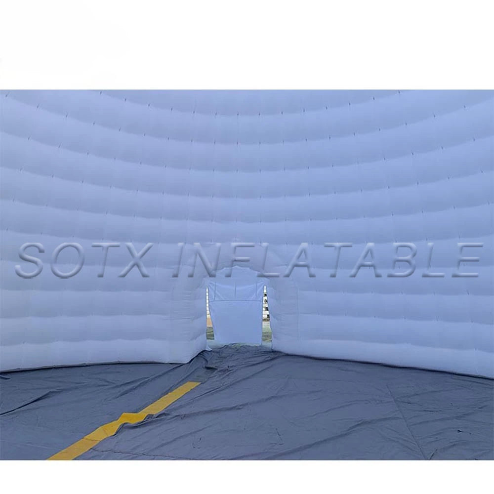 Party Rental Balloon Customized White Oxford Inflatable Dome Tent Wedding Disco Lawn Marquee Air Igloo Bar Luna Building