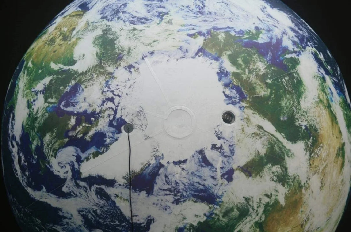 0.25mm PVC Large Inflatable Planets Solar System Inflatable Globe Earth Planet Balloons for Educational Institution/Store