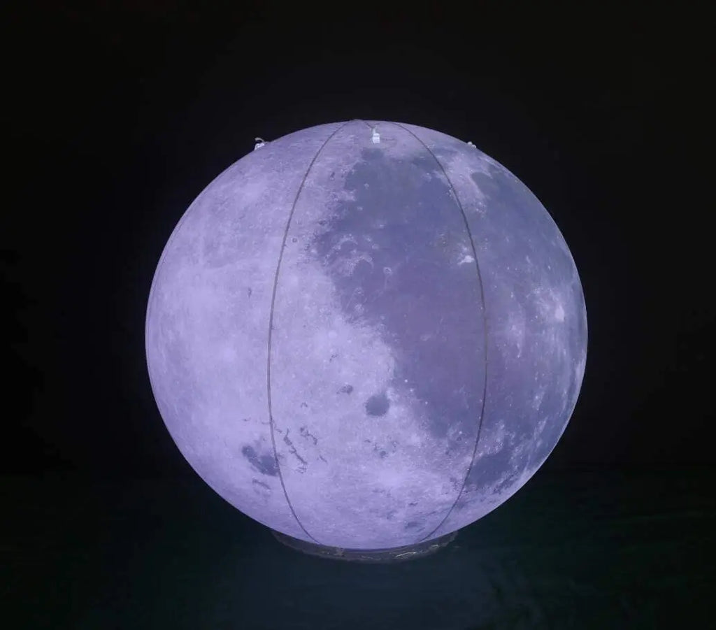 0.25mmPVC Large Inflatable Planets Solar System Inflatable Moon Planet Balloons for Educational Institution/Planetarium