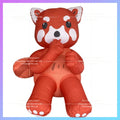 cartoon zoo IP theme park market Inflatable red panda little raccoon air model  scene area lighting advertising decoration