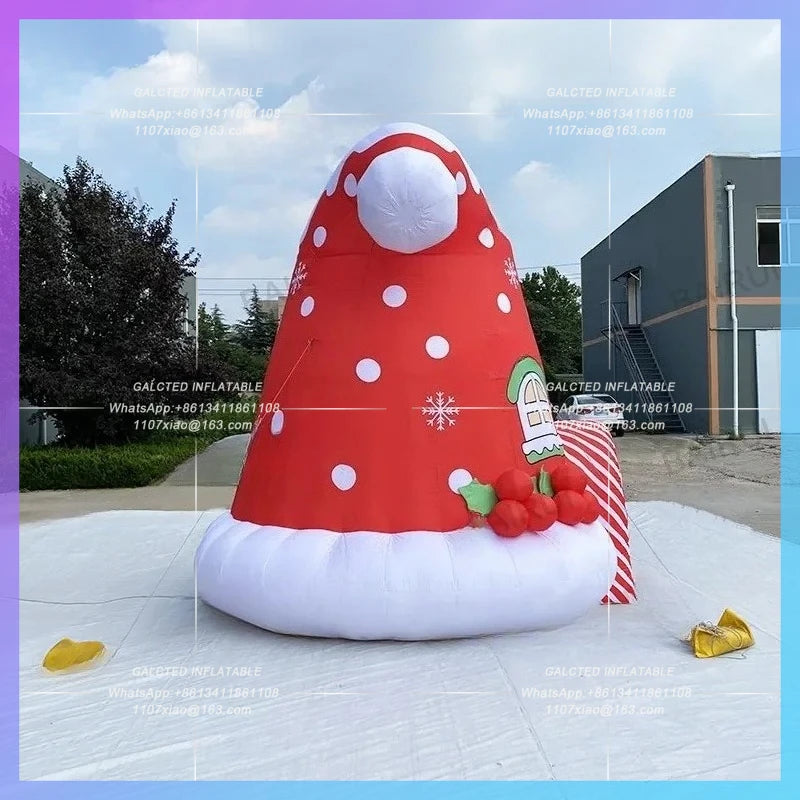 inflatable hat home for yard decoration Christmas holiday