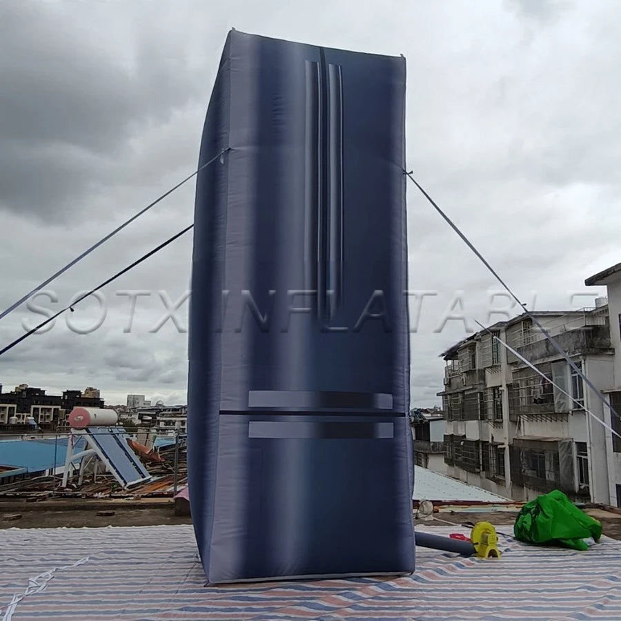 for promotion Promotional Giant Inflatable Advertising fridge model,ice box/refrigerator replica