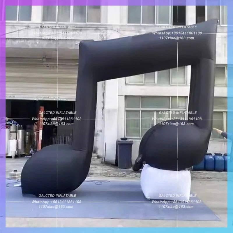 Inflatable Note Quaver Model Music Festival Decoration Giant Inflatable Eighth Note Balloon
