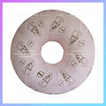 custom pattern doodle sign to interactive Inflatable ring model can change color photo wall lighting enterprise activity layout
