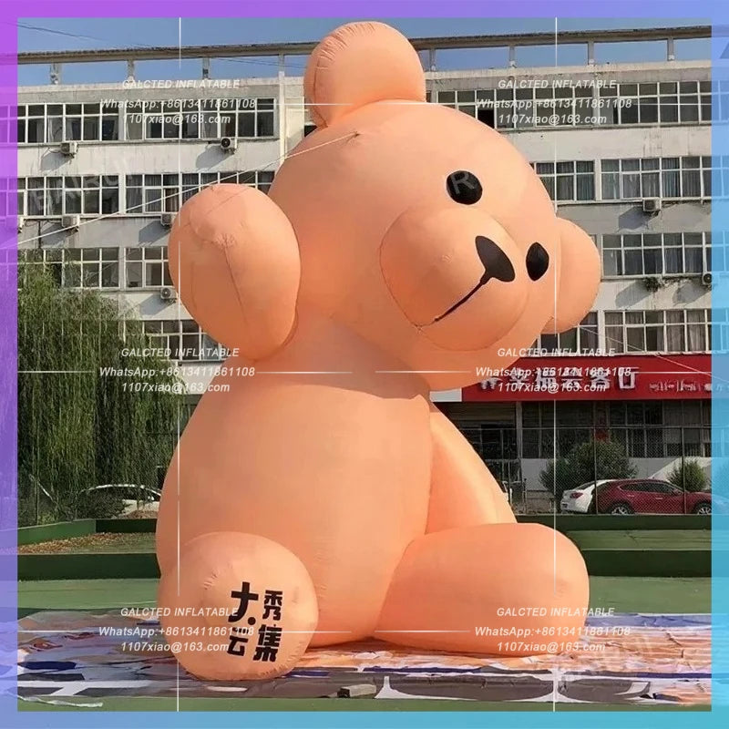inflatable giant bear cartoon animal Children's amusement park pink bears inflatable model zoo square street decoration