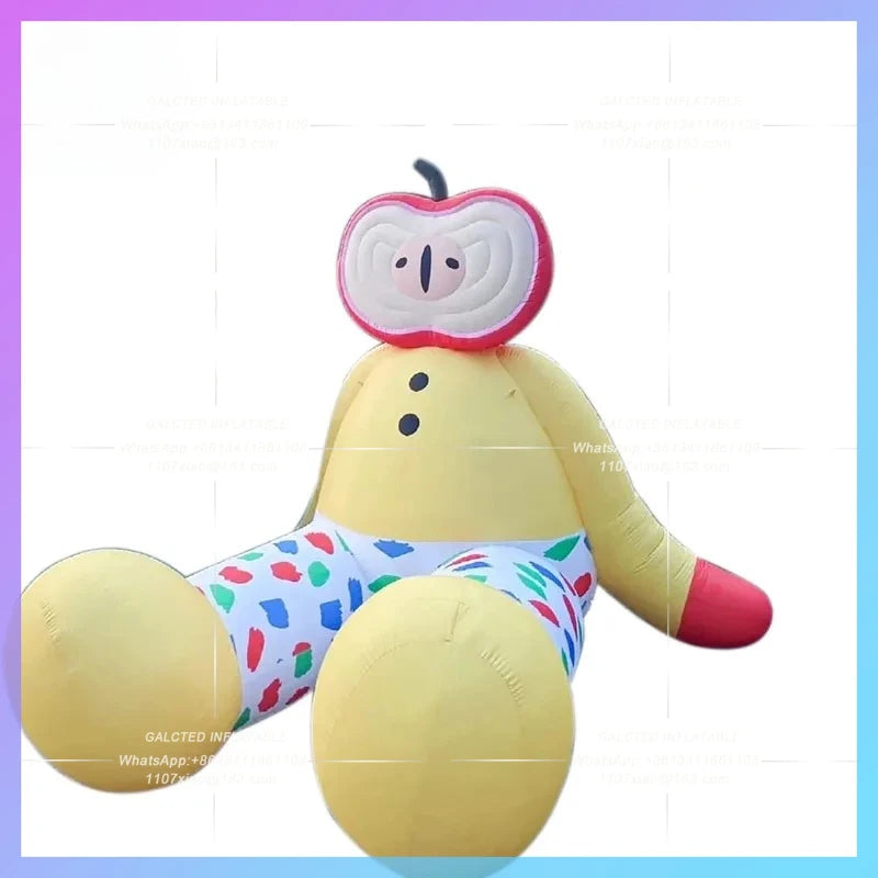 lying flat festival Apple Festival Inflatable cartoon apple popular model festival life market drain creative advertising