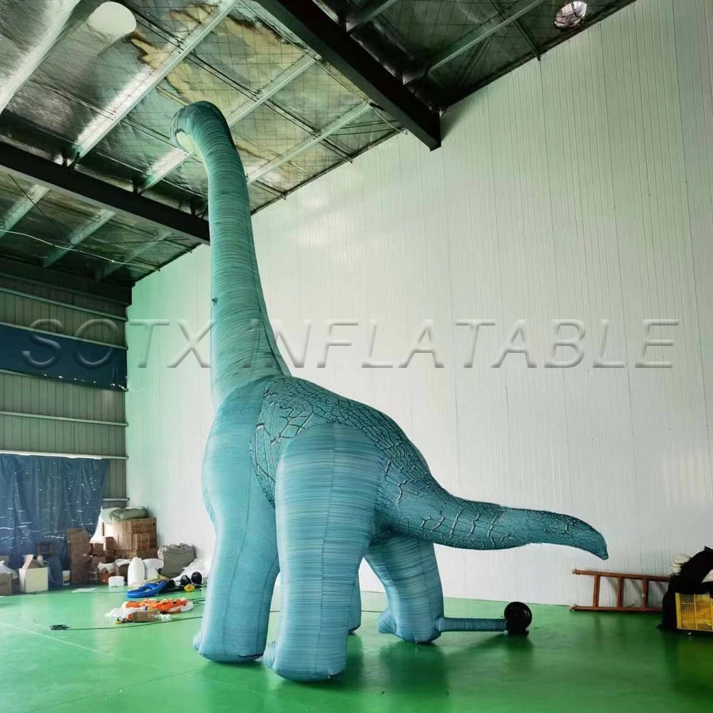 Event Decoration 8m High Large Inflatable Brachiosaurus Dinosaur Inflatable Animal For Festival Party