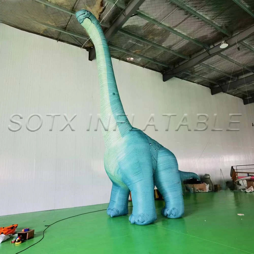 Event Decoration 8m High Large Inflatable Brachiosaurus Dinosaur Inflatable Animal For Festival Party