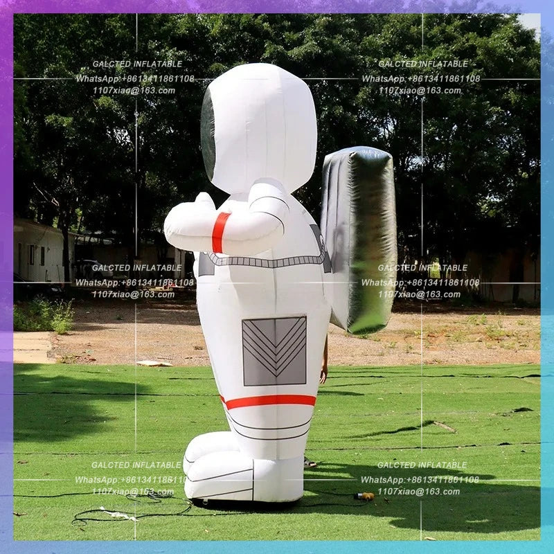 Inflatable Astronaut Model With LED Lights Inflatable Toys 3mH/5mH  For Decoration Custom Made Inflated Space Pilot - Toys