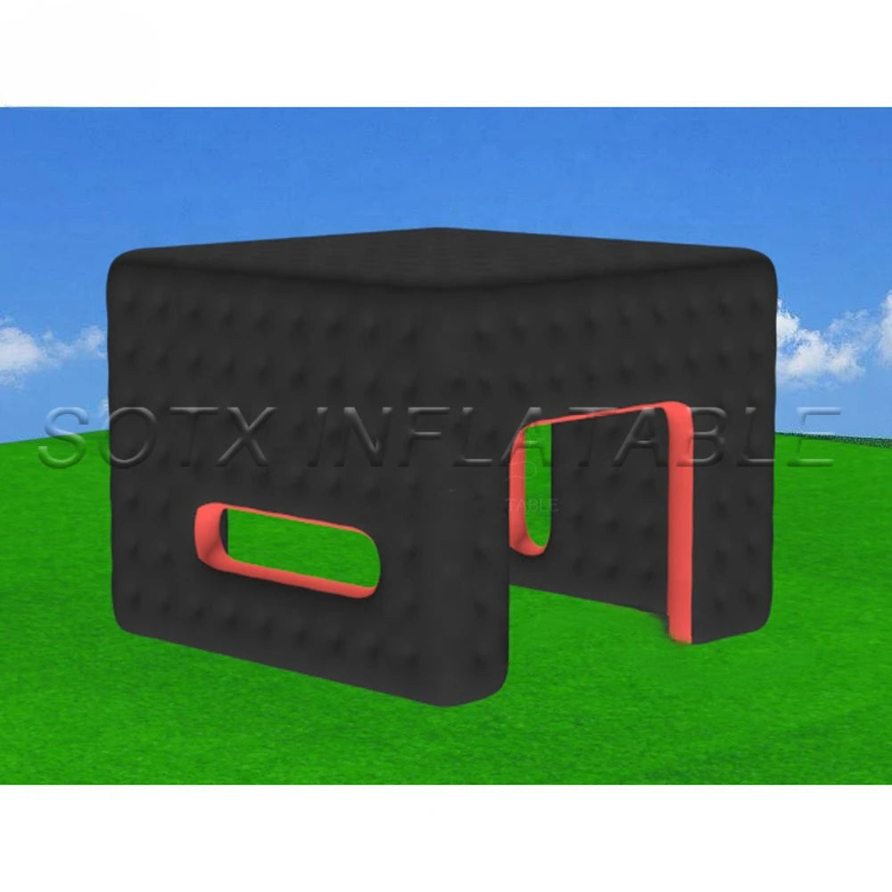 Giant Mobile Room Structure With Do Customized Black Rubik Inflatable Cube Tent Large Event Showroom Wedding Party Marquee
