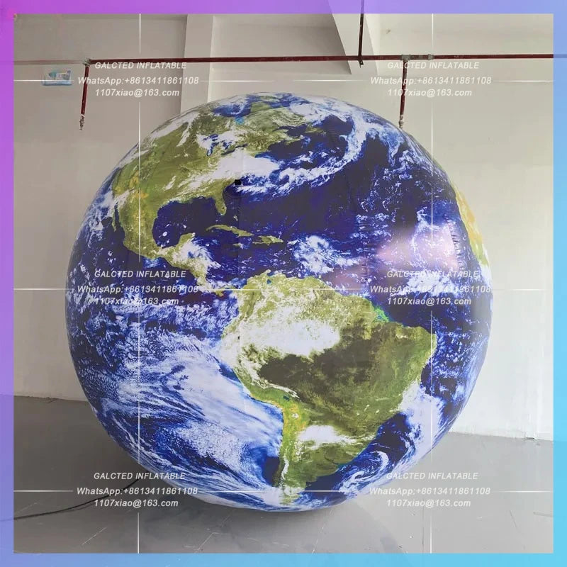 Roam Universe theme campaign Giant inflatable Earth Planet Model  advertising decoration can be customized