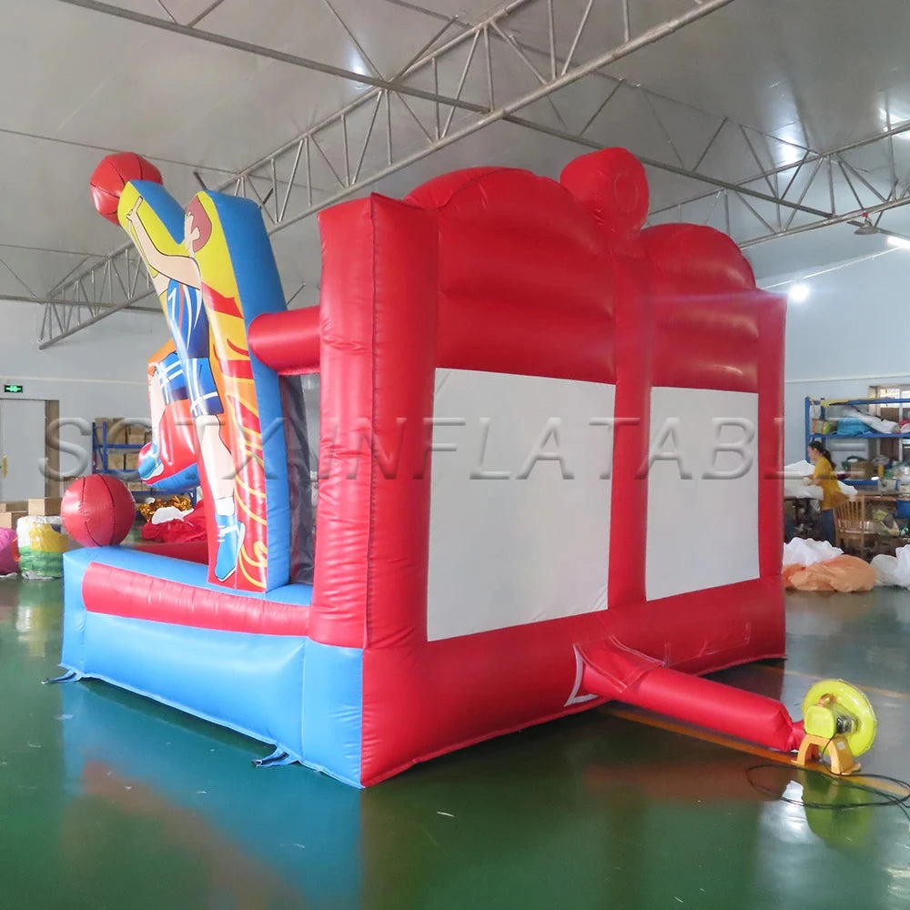 for Kids/Adults Play Free shipping 2 players PVC Inflatable Basketball Hoop Inflatable Basketball Goal shooting Game