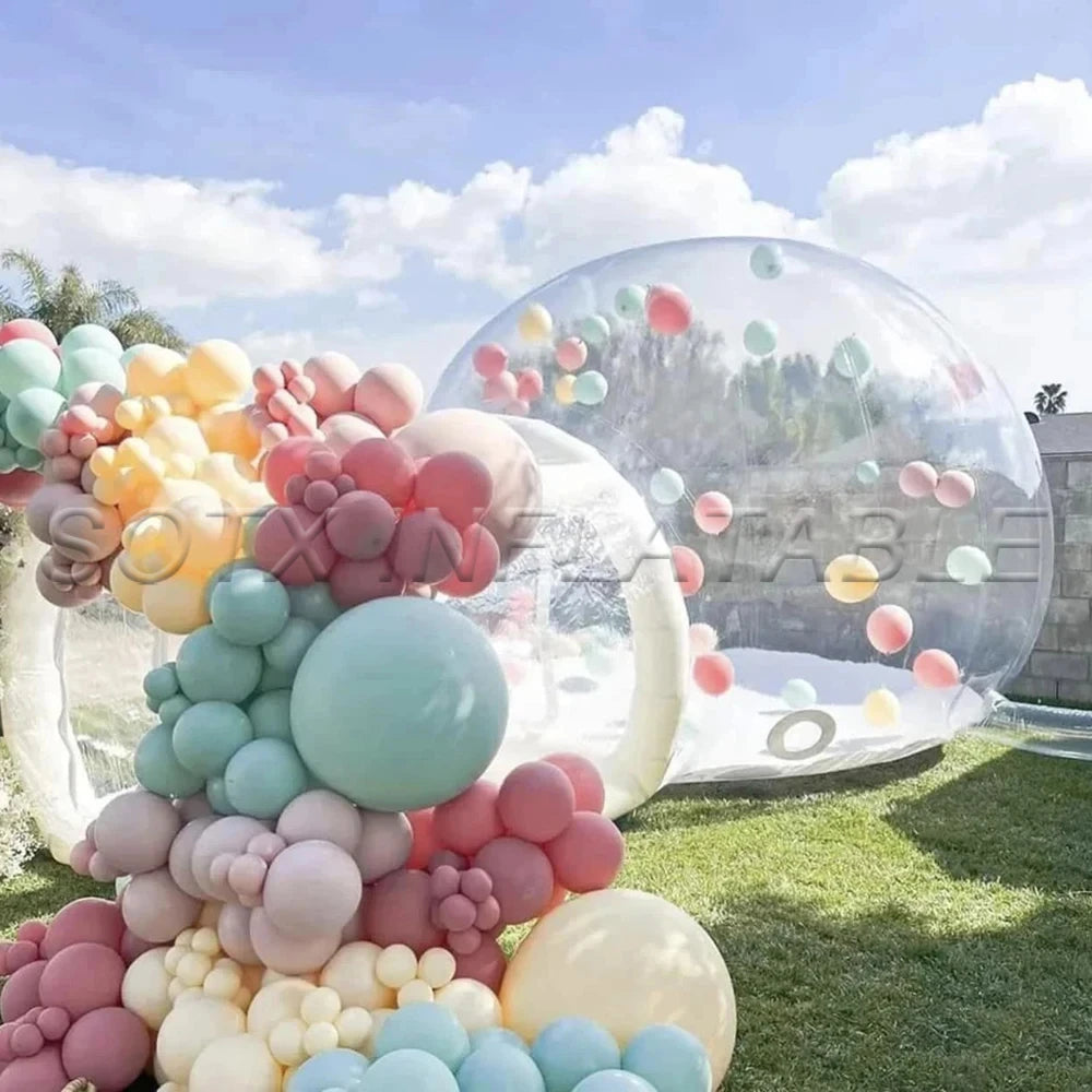 Tent with column For Camping Commercial Inflatable Balloon House Bubble House 3M/4M Dia Outdoor Transparent Bubble
