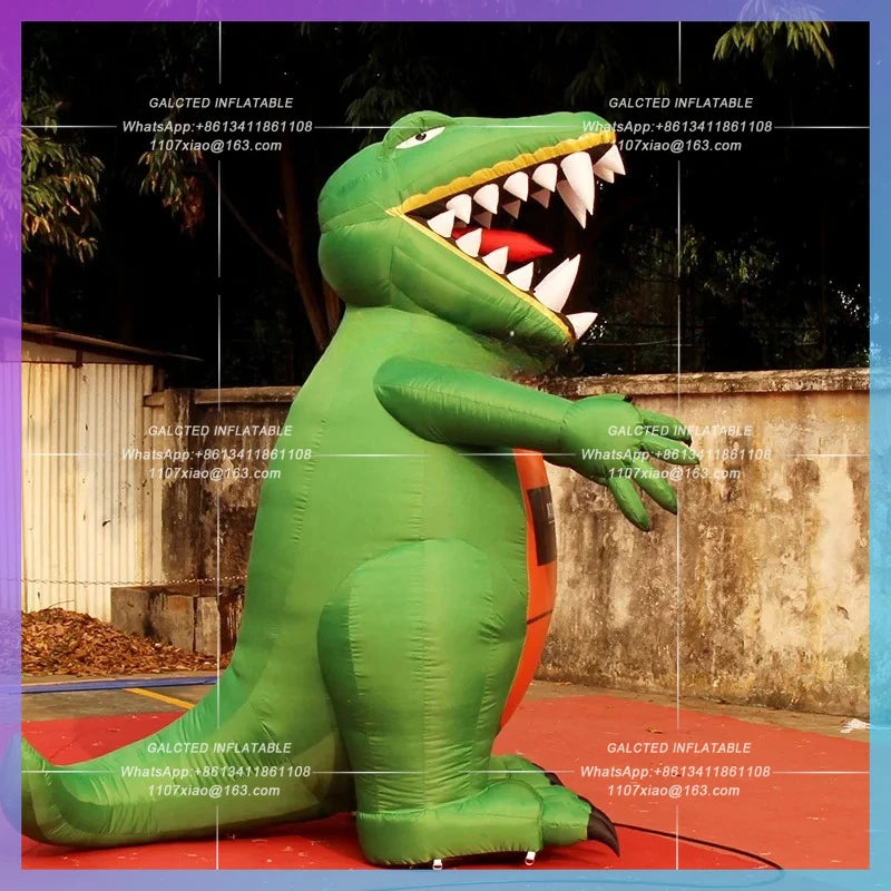 Inflatable Dinosaur Balloon Inflatable Toys 20ft Tall Giant For Event Decoration Blow Up Tyrannosaurus Toys