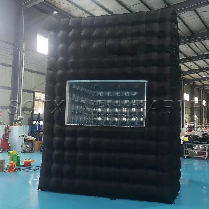 Wedding Promotion Rental 3x4mH Rectangle Inflatable Photo Booth Inflatable Photo Booth Enclosure Tent for Party Events
