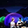 Home Garden Fashionable Romantic Portable Air Supported Luan Shaped Inflatable Bar Tent For Sweet Lovers Couple Party in