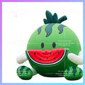 eating melon summer cool beach Inflatable cartoon watermelon lovely sit on the ground air model bazaar fruit drainage ads