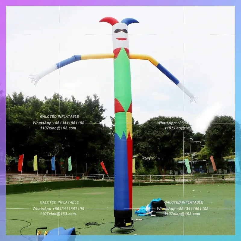 Inflatable Sky Dancer Advertising Inflatable Toys 6m/ 20ft High  Air Tube Man Blow Up Dancer for Outdoor Event-Toys