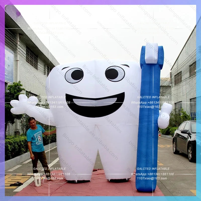 Inflatable Teeth For Dental Hospital Made 3M High  Advertising And Event Decoration-Toys