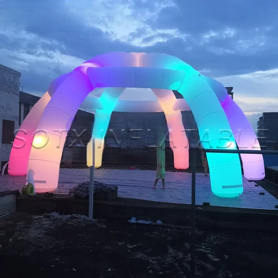 Wedding Decorations 10 m Diameter Dome Inflatable Led Tent For Party,Event and