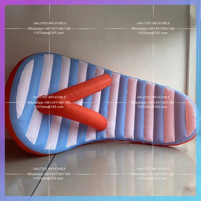 flip-flops Sandals Air Model Inflatable cartoon slippers  Summer Beach festival surf outdoor bazaar atmosphere