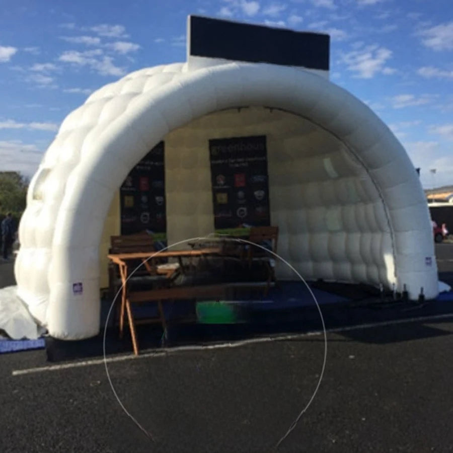 Event/Camping Made By Good Selling Giant White Inflatable Igloo Booth /Infltable ShelterFor Outdoor Sports