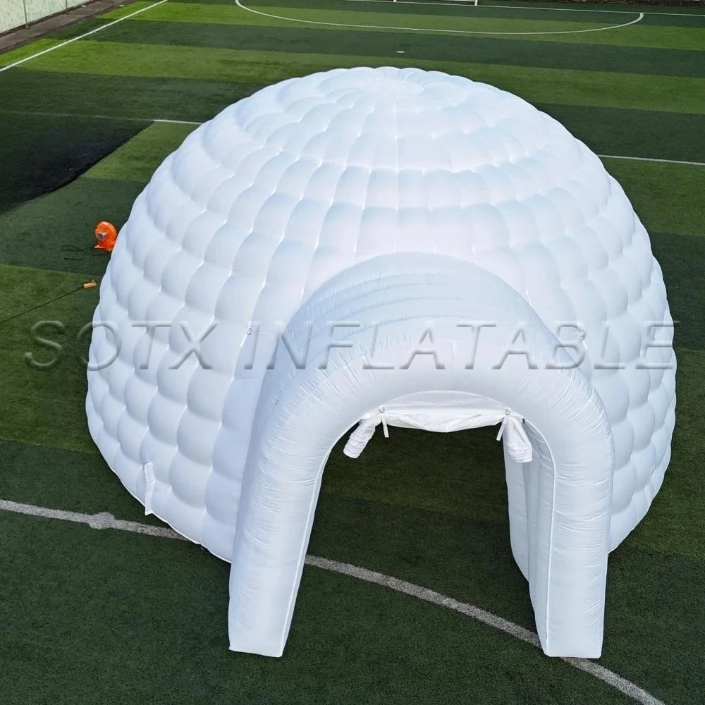 Wedding Trade Show 6m Dia.Giant Inflatable Dome Tent Inflatable Igloo Dome Bubble Tent with Door for Events Conferences