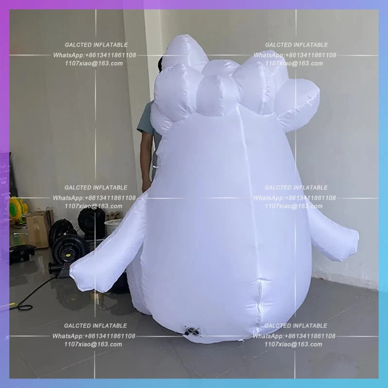 DIY white model children parent-child Inflatable vegetable models can be signed to doodle coloring interactive luminescent props
