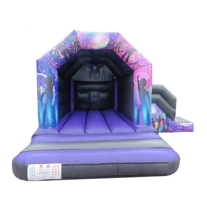 Wedding Shows Party 15ft Inflatable Disco Bounce House Inflatable Disco Dome Bouncy Jumper with Air Blower for Outdoor