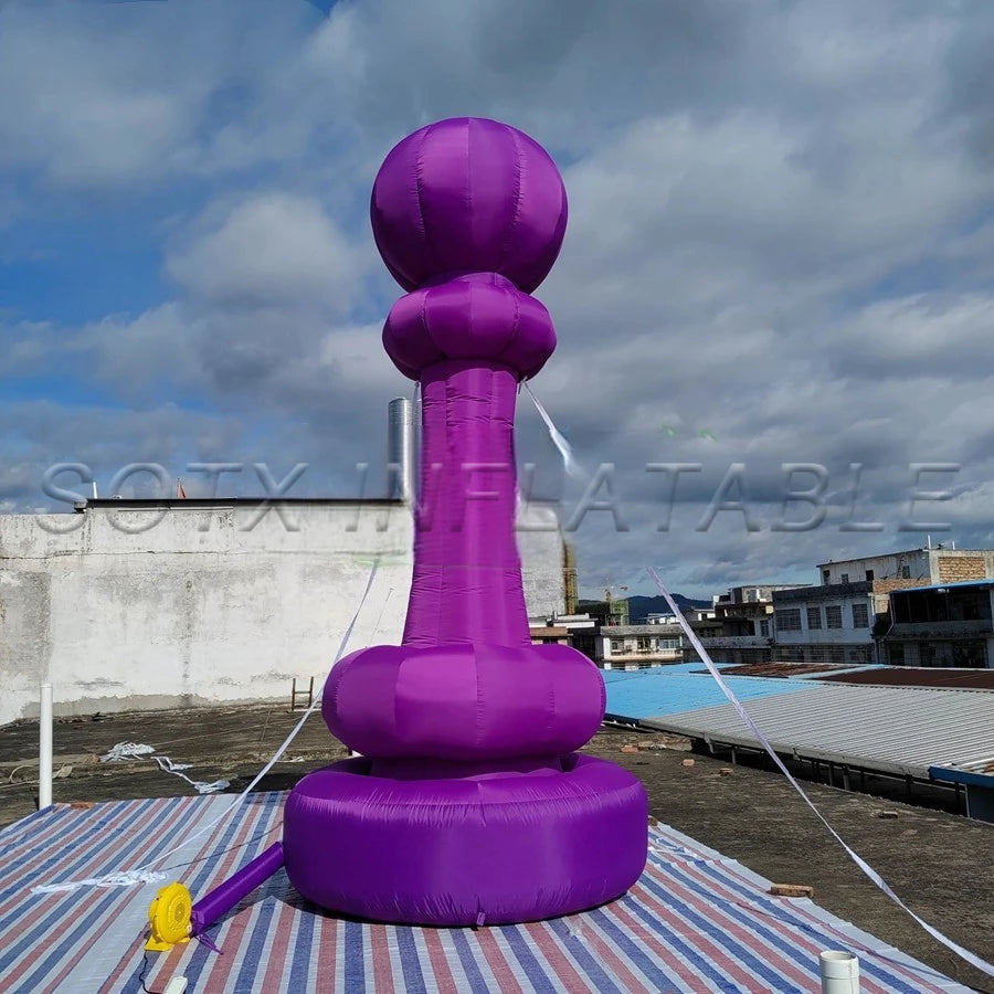 Advertising and Decoration New Arrival 5mH Red Inflatable Chess with Led Lights for