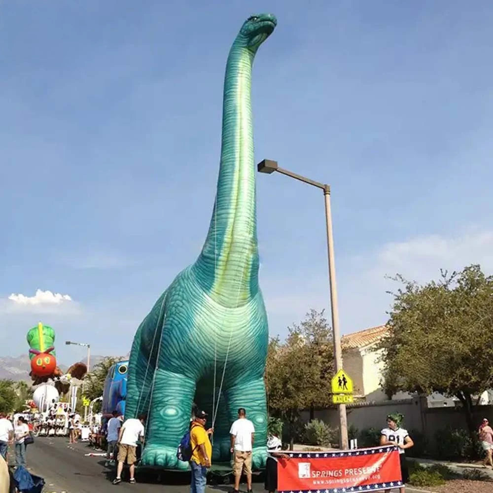 Event Decoration 8m High Large Inflatable Brachiosaurus Dinosaur Inflatable Animal For Festival Party