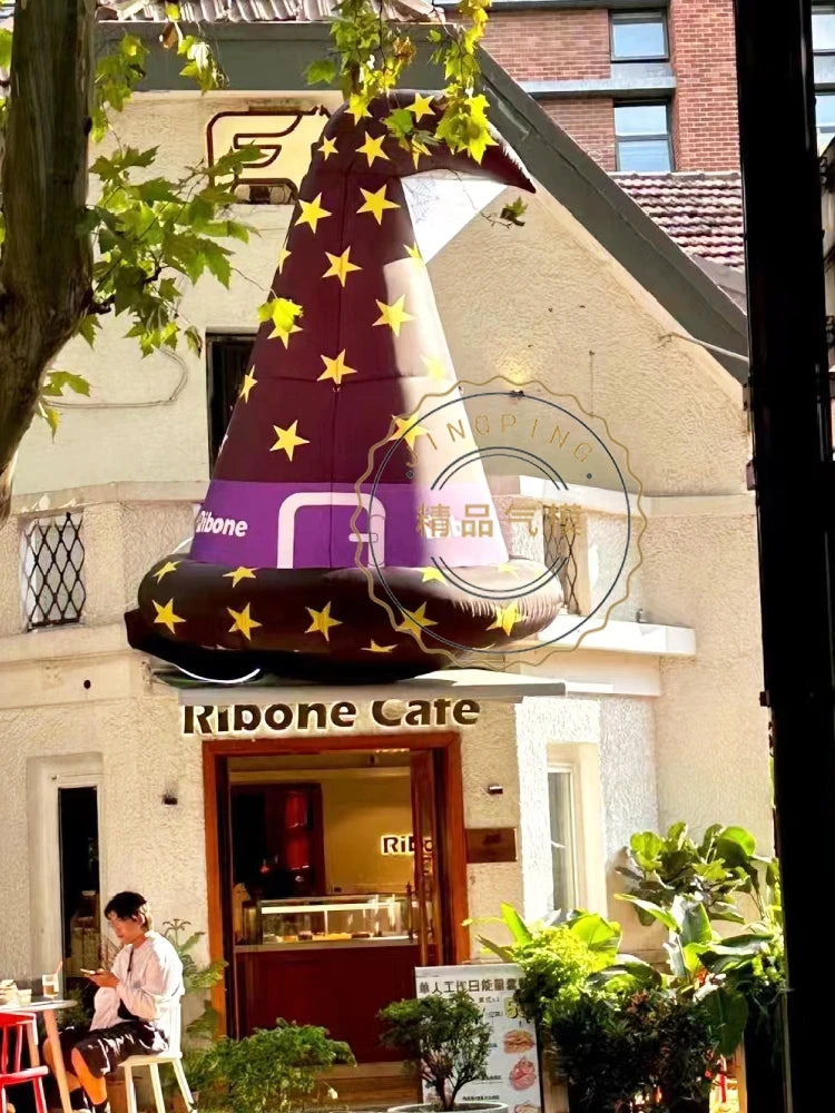 Giant Inflatable Witch Hat - Perfect for Halloween Parties, Bar Decorations, and Nightclub Themes