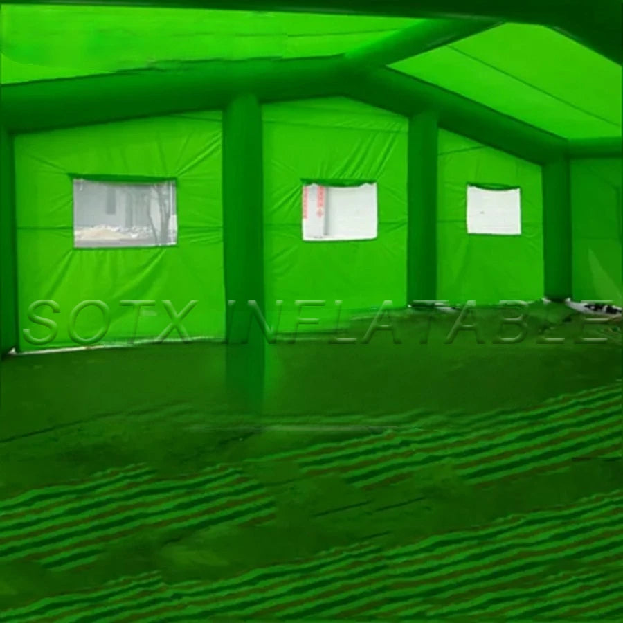 Made By Inexpensive Outdoor Inflatable Tent Air Blown Green Wedding Tent For Outdoor Wedding Party