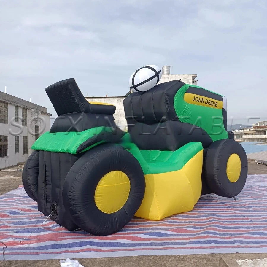 For Advertising Professional Factory Novelty Custom Inflatable Tractor Replica Air Vehicle Model