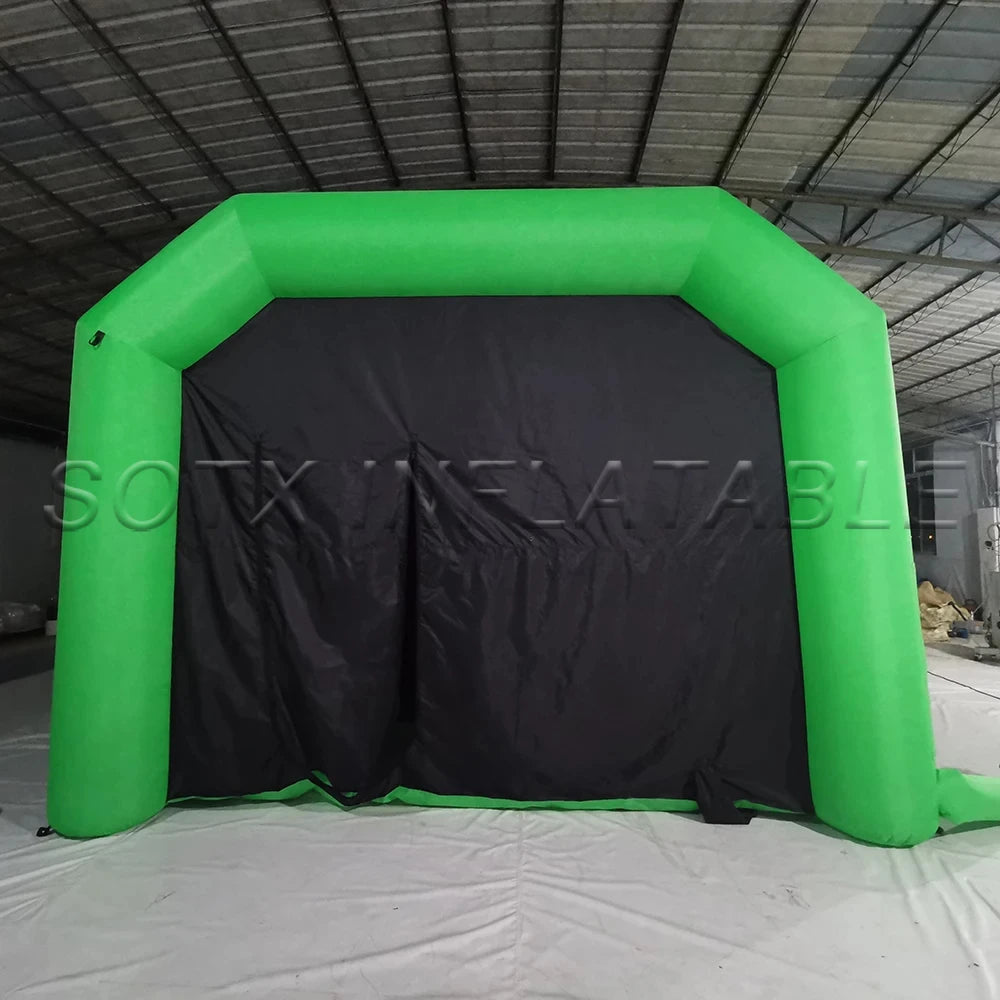 paint booth for car Free Shipping personalized 6/7/8 meters giant inflatable spray booth tent / portable inflatable spray