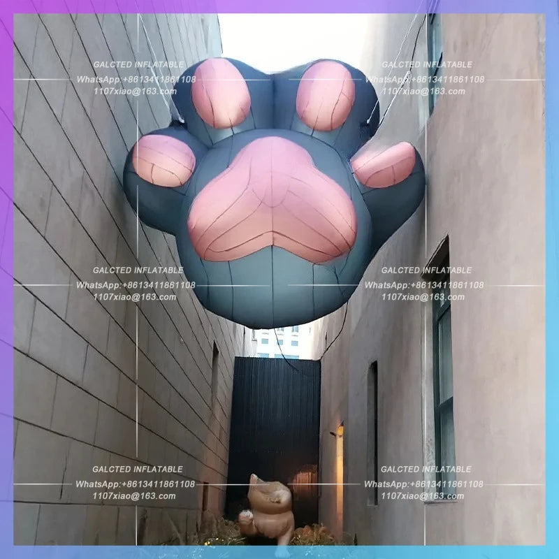 huge sole for advertising decoration Animal inflatable foot cat bear foots