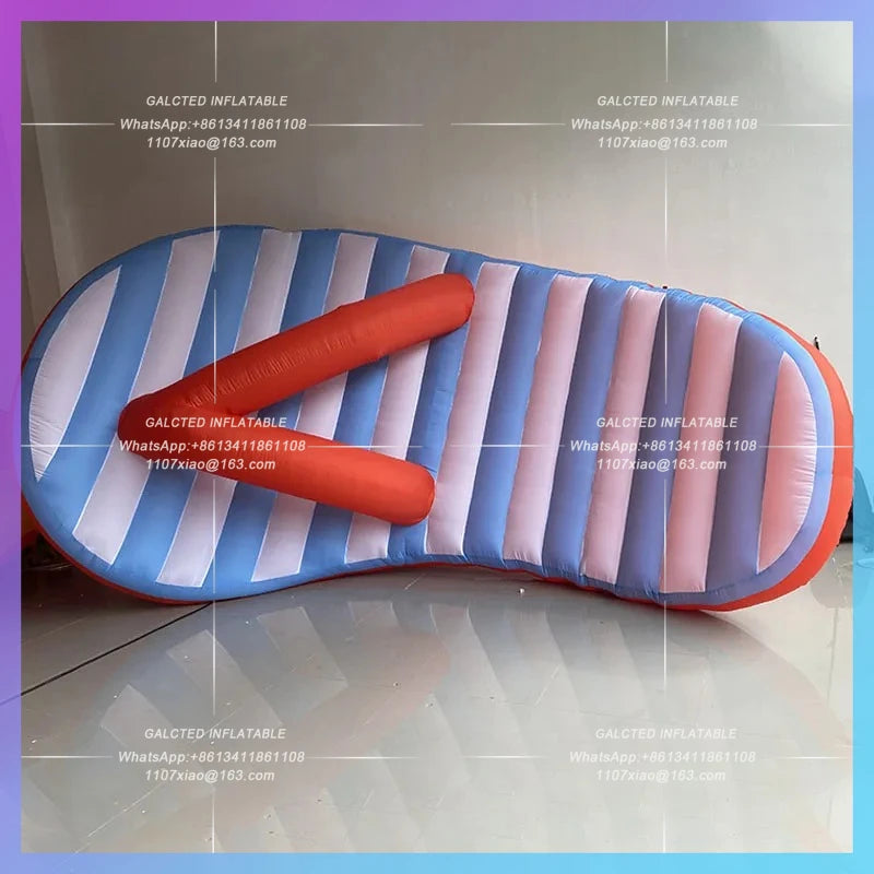 flip-flops Sandals Air Model Inflatable cartoon slippers  Summer Beach festival surf outdoor bazaar atmosphere