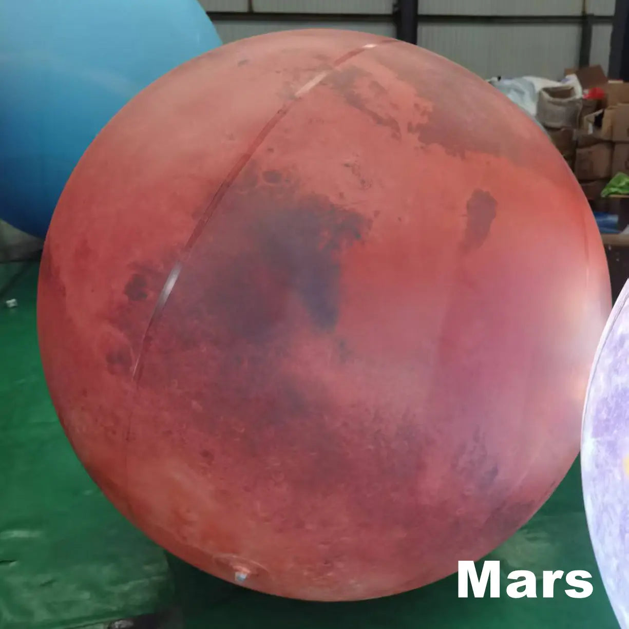 Giant LED Inflatable Solar System Planet Balloons Moon Earth Sun Jupiter Saturn Venus Mars for Party Event Stage Decoration