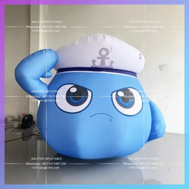 children amusement park decoration Blue cartoon navy solider cute cartoon doll