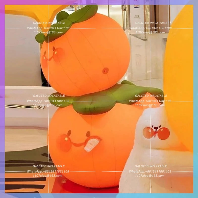 duodayo persimmon good IP fall fruit Inflatable cartoon Persimmon Model harvest atmosphere mall bar stage layout