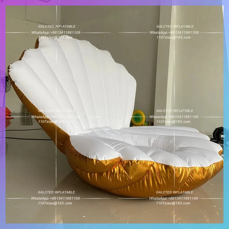 Bar Night Out Theme Park Music Inflatable cartoon Cutie dressed in gold shell air model Festival Parade Interactive