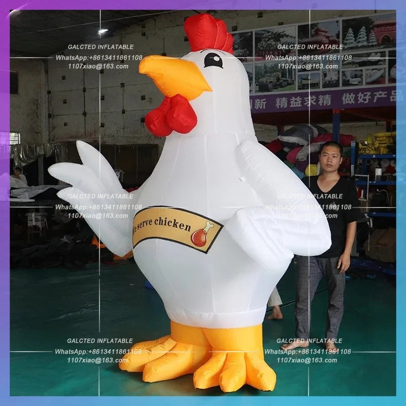 High Quality Factory Direct Sale Various Inflatable Cartoon Chicken  Suitable For Advertising/Event Decorations-BG-C0553-Toys