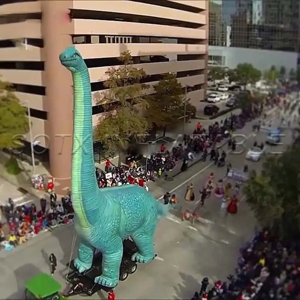 Event Decoration 8m High Large Inflatable Brachiosaurus Dinosaur Inflatable Animal For Festival Party