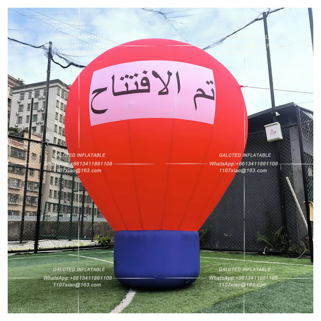 Inflatable Hot Air Balloon With Blower Giant Outdoor Advertising Event Display And Carnival Promotion