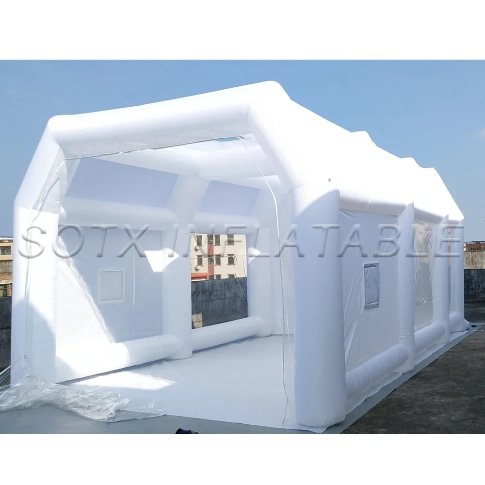 Workstation for sale Free shipping Movable inflatable spray paint booth car spray inflatable paint tent Parking Tent